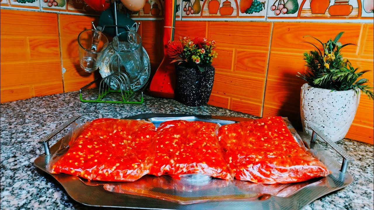 #هريسه_الشطة 🌶️ خزنيها من السنه للسنه🌶️ بمكون سحري واحد🌶️ من البيت🌶️