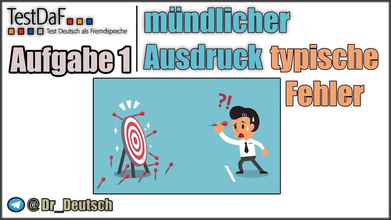 TestDaF. Typische Fehler im MA. Aufgabe 1