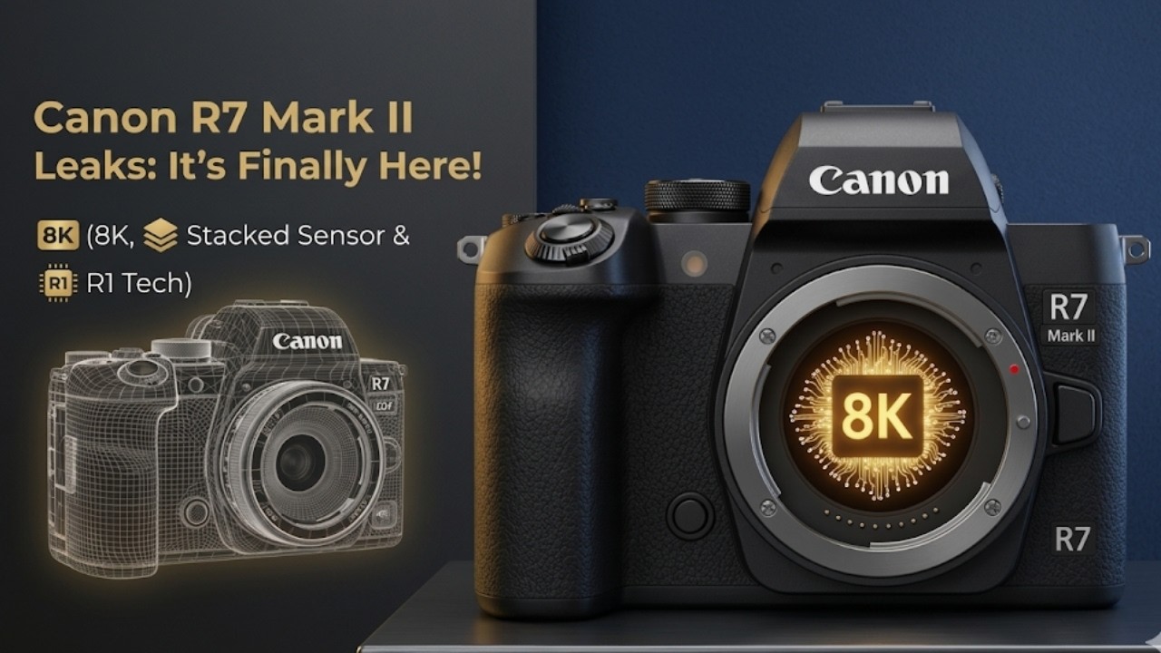 Утечки информации о Canon EOS R7 Mark II: наконец-то она здесь! (8K, многослойный сенсор и технол...