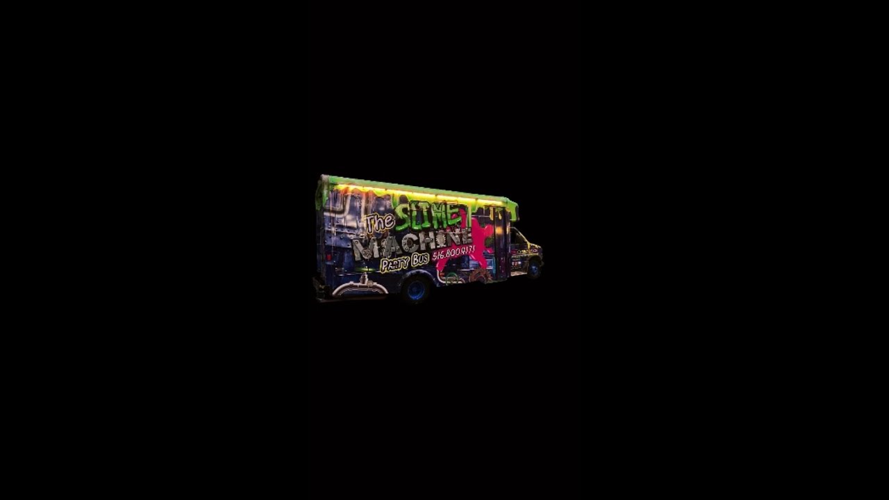 The Slime Machine Party Bus is the ultimate party experience.