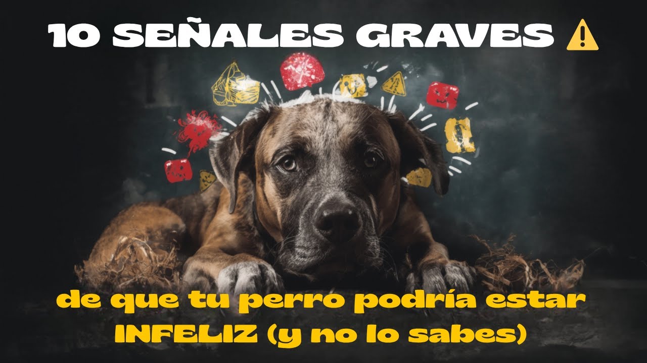 10 SEÑALES GRAVES de que tu PERRO podría estar INFELIZ (y no lo sabes)