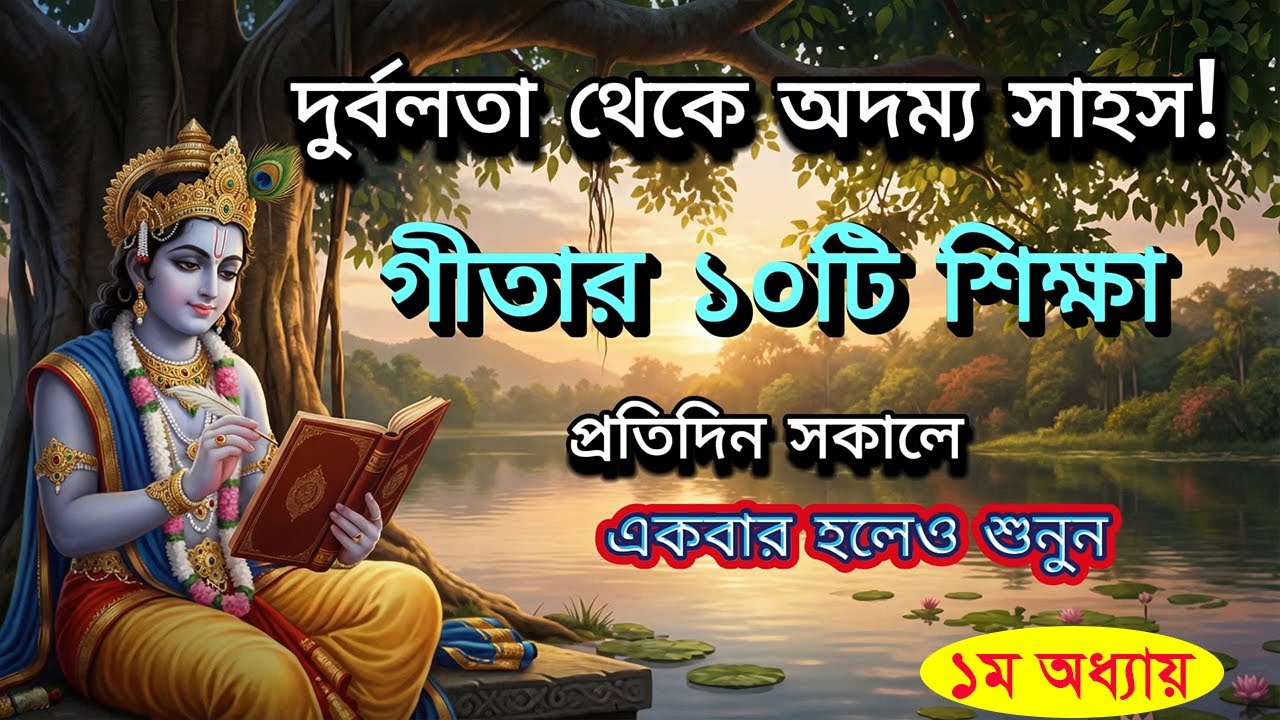 শ্রীমদ্ভগবদ্গীতার ১০টি অনুপ্রেরণাময় শিক্ষা যা দুর্বলতাকে অদম্য সাহসে রূপান্তর করবে!