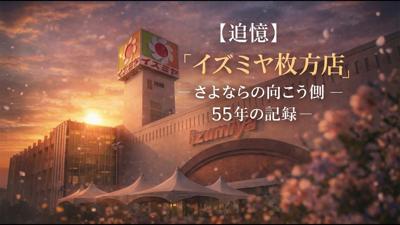 イズミヤ枚方店 ―閉店密着３時間、シャッターが下りる瞬間
