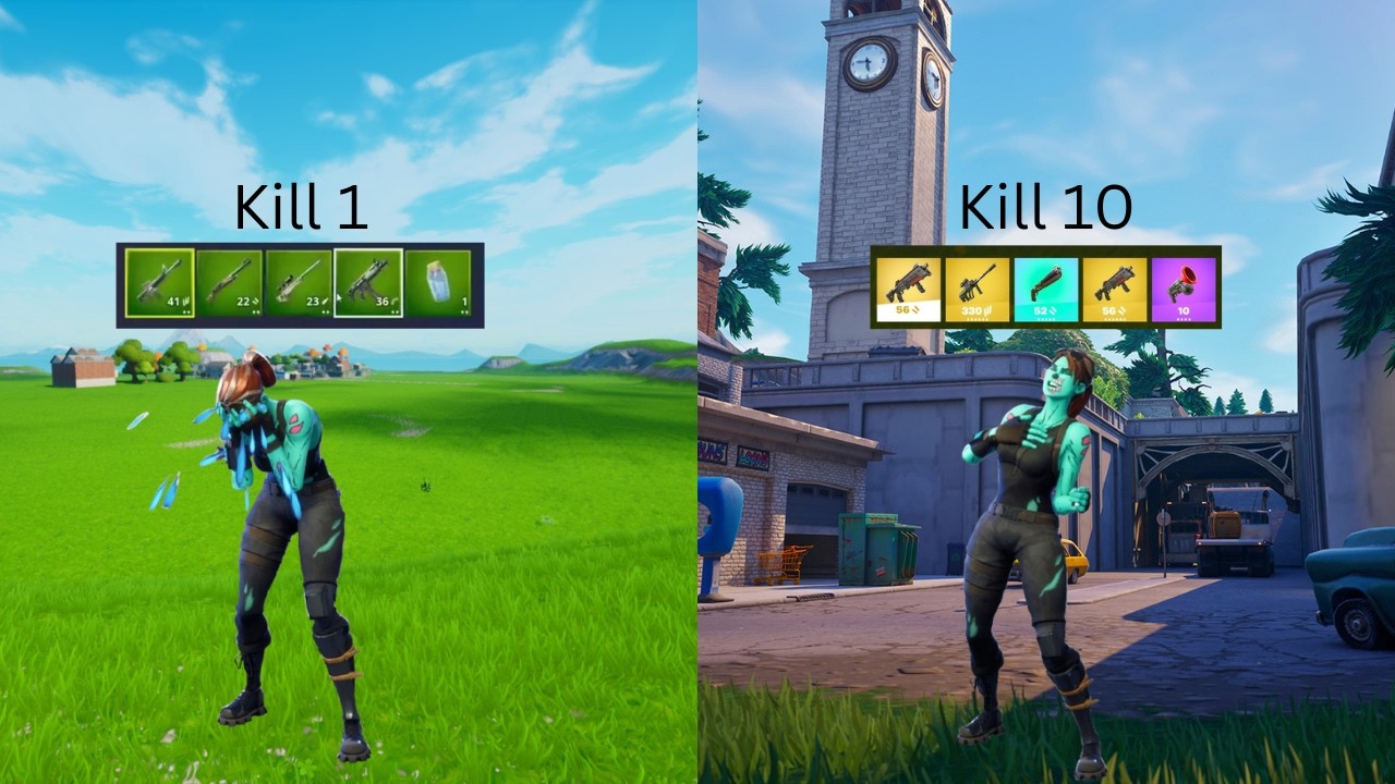 Every kill =new loadout