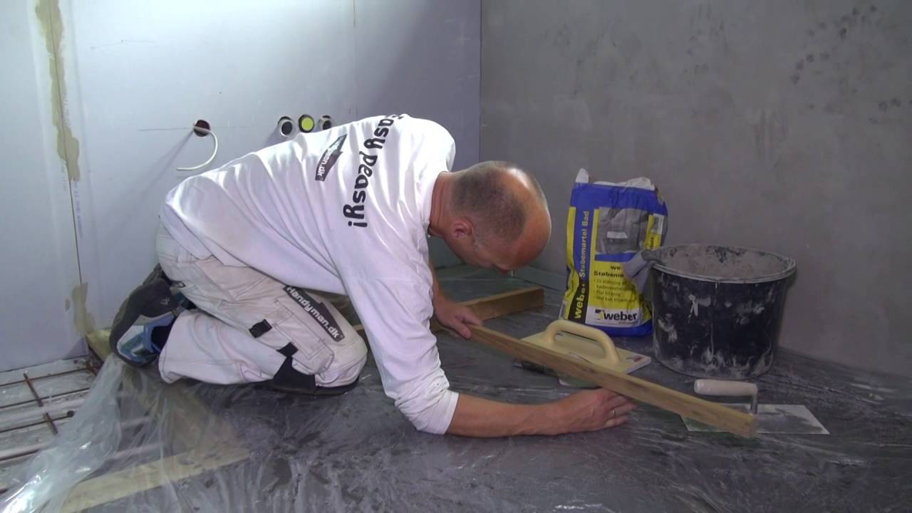 Støbning af betongulv