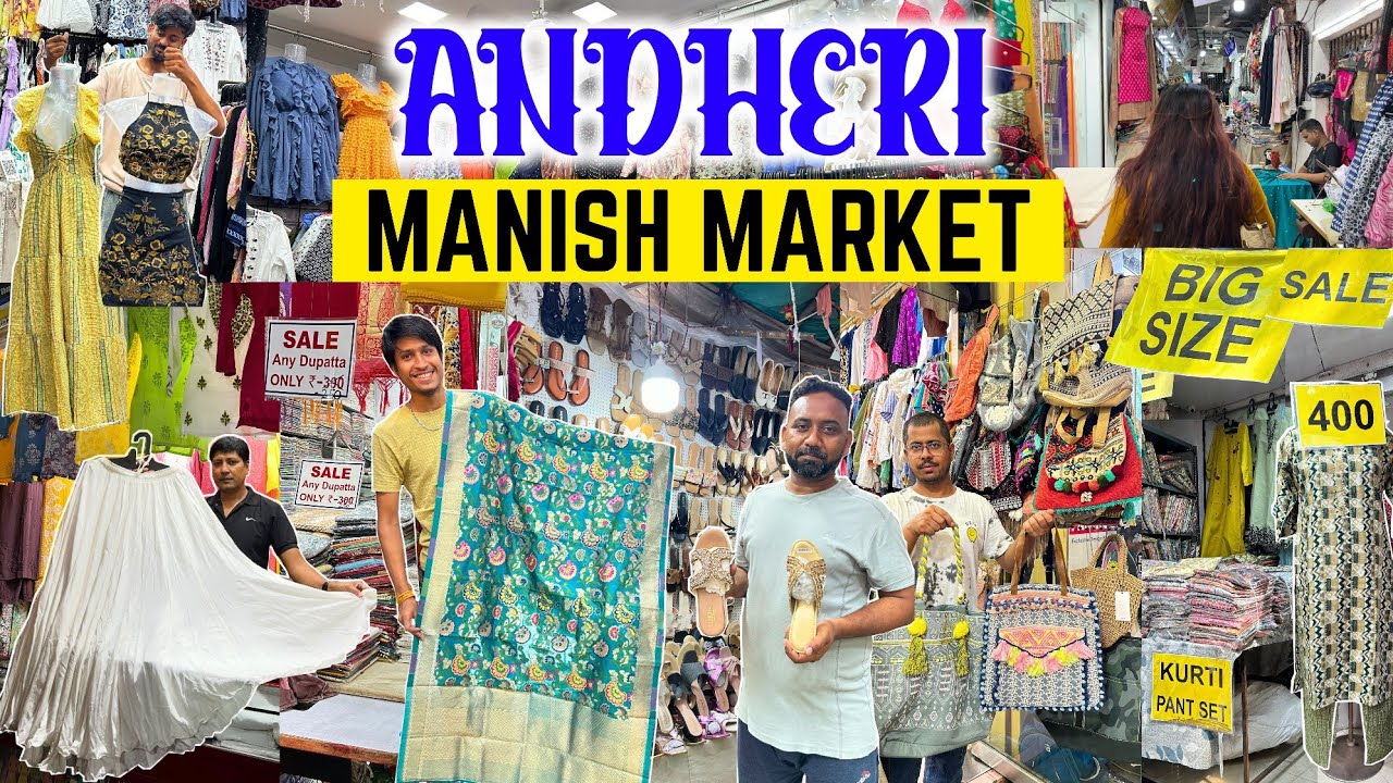 MANISH MARKET ANDHERI | Mumbai's Best Market | STREET SHOPPING in MUMBAI | Shopping Vlog