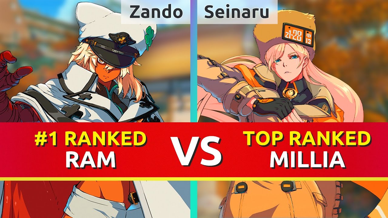 GGST ▰ Zando (#1 Ranked Ramlethal) vs Seinaru (TOP Ranked Millia). Guilty Gear Strive