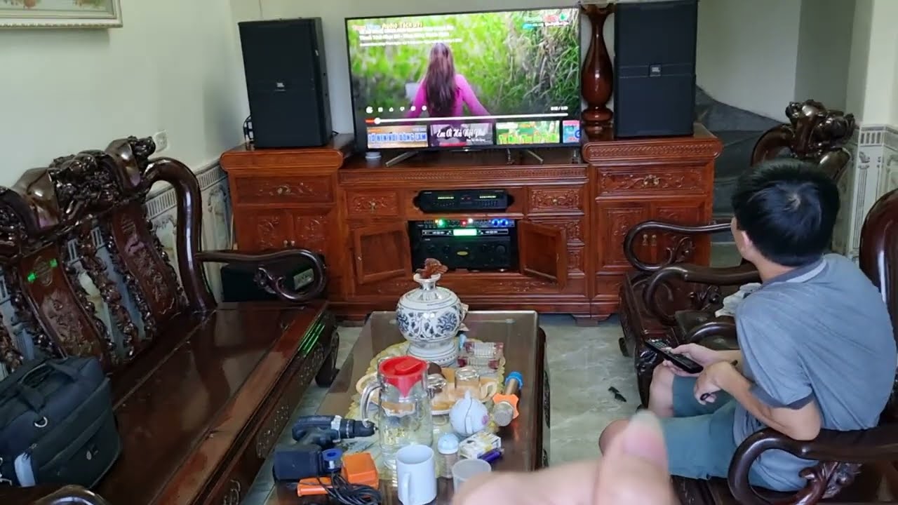 Bộ karaoke JBL 4012 gh&eacute;p  890D . sub 320 vang lọc x&igrave; pioneer555. m&iacute;c baier