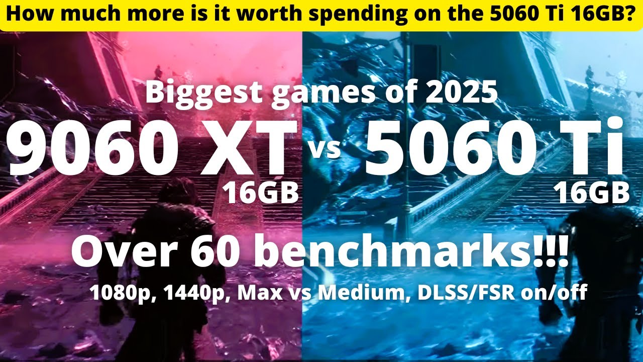 Price is everything- RX 9060 XT 16GB vs RTX 5060 Ti 16GB: The Ultimate Comparison!!!