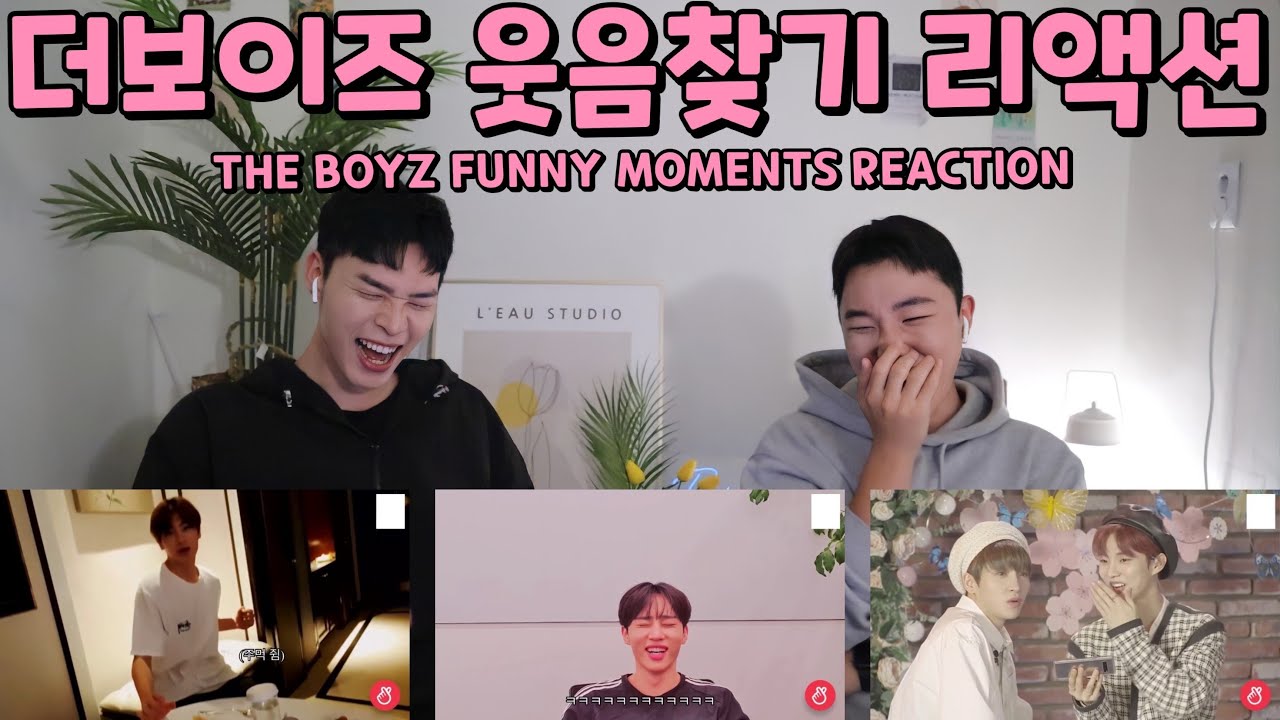 더보이즈 웃음찾기 리액션! | THE BOYZ FUNNY MOMENTS REACTION | 웃다 기절한 더보이즈 개그맨 모먼트