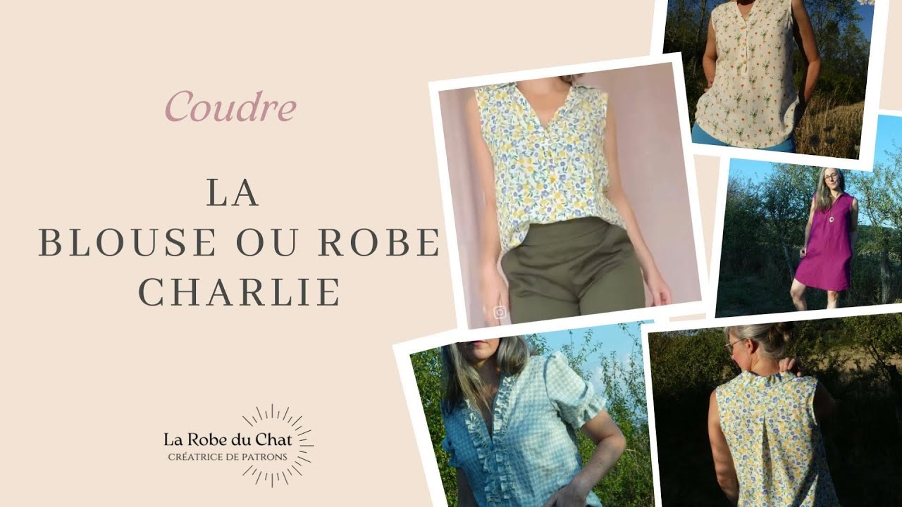 Tuto couture - Coudre la blouse / robe Charlie - La Robe du Chat