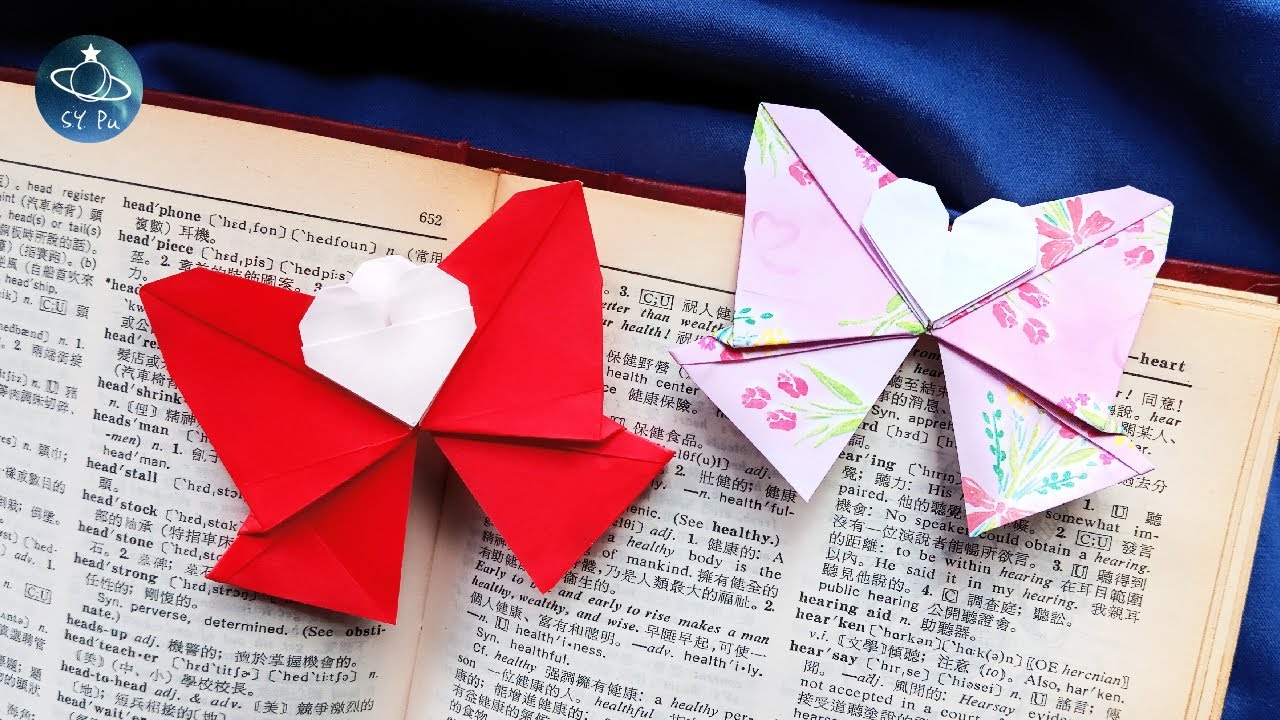 Heart Ribbon Bow 1/2, Sailor Moon Origami Tutorial║愛心蝴蝶結 美少女戰士 摺紙 教學║ハートリボンボウ 美少女戦士 セーラームーン 折り紙