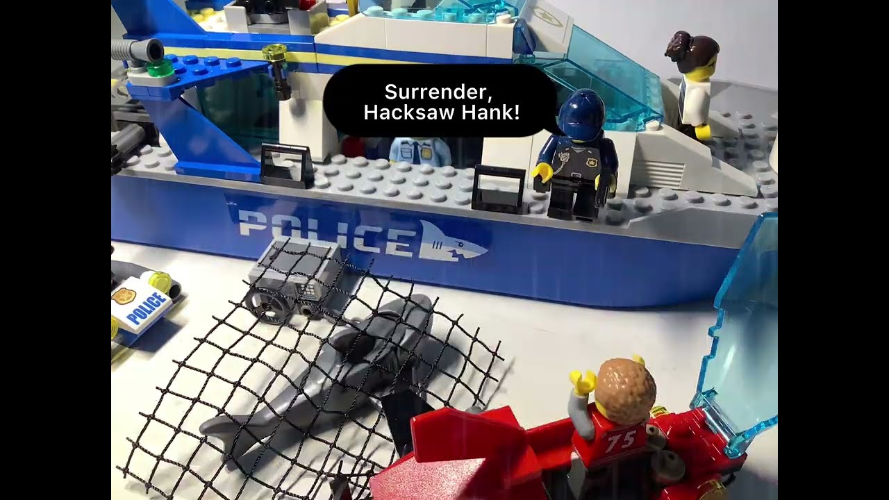 10. Lego police patrol boat 60277