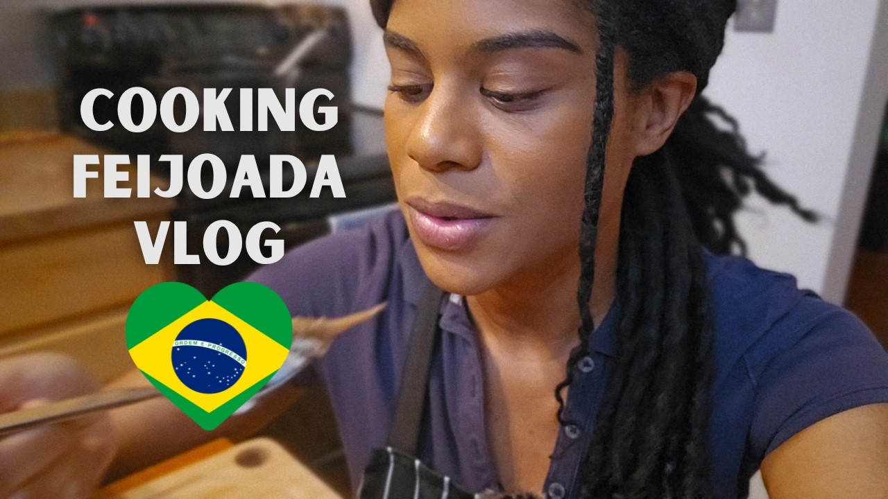 Cooking Vlog 🍲 | A Primeira Vez Fazendo Feijoada (Vegana) 😅
