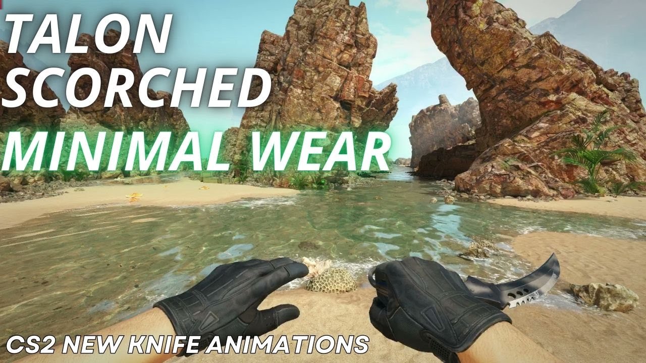 Talon Knife Scorched (Minimal Wear) | CS2 Skin Showcase with NEWEST Animation