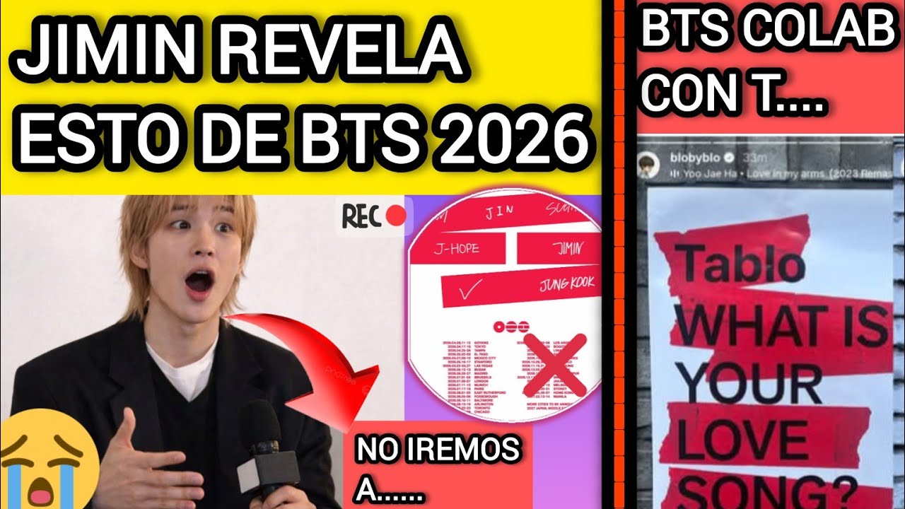 🚨Чимин слил информацию о BTS на 2026 год и подтвердил это😭сотрудничество BTS с😨recentbtsnews