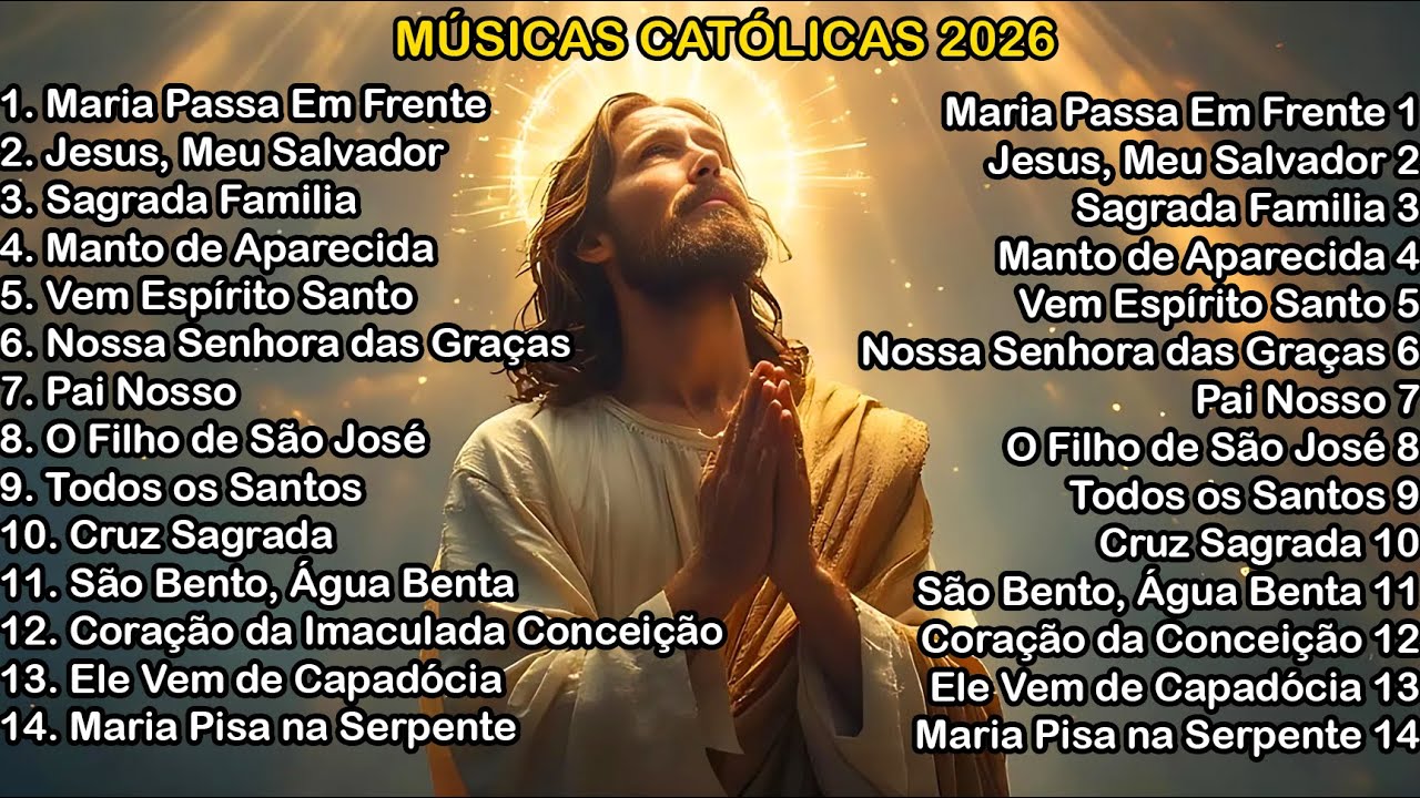 As Músicas Católicas Mais Lindas 2026 | Louvores Católicos 2026