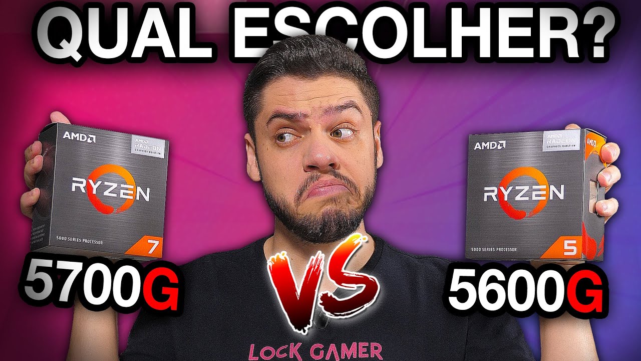 RYZEN 7 5700G vs RYZEN 5 5600G: Qual melhor CUSTO x BENEFICÍO? VEGA 7 vs VEGA 8 em GAMES, compensa?