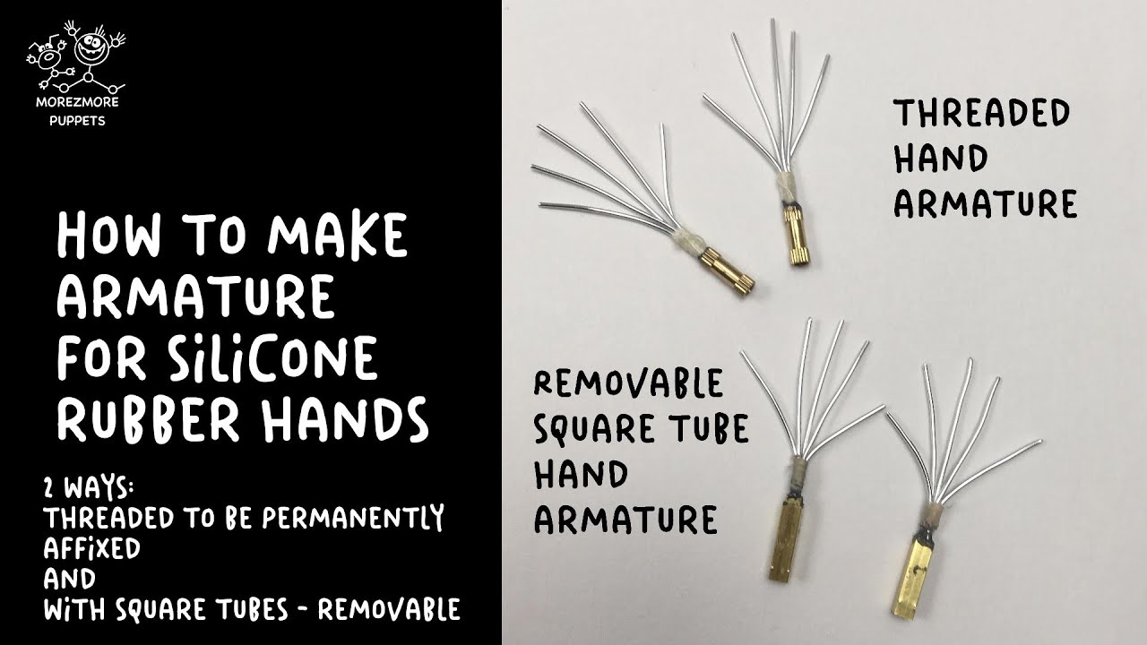 Hands Wire Armature for Stop Motion Puppet (for Sugru Moldable Silicone Putty)