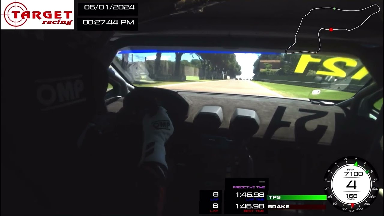 Mattia Raffetti Lamborghini Huracán Super Trofeo EVO 2 qualifying lap Autodromo di Imola CIGT 2024