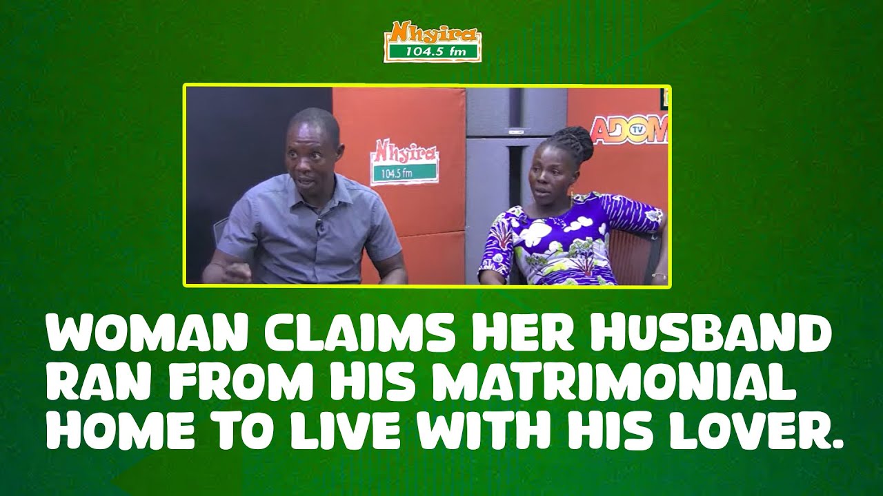 Woman claims her husband ran from his matrimonial home to live with his lover.