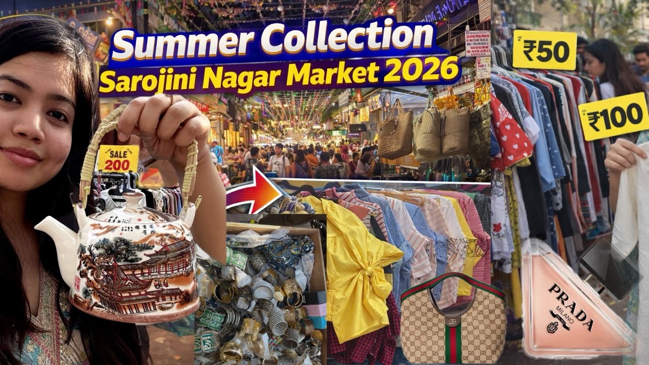 Starting From ₹20 😱 Sarojini Nagar Summer Collection Haul #sarojninagarmarket #sarojnihaul 