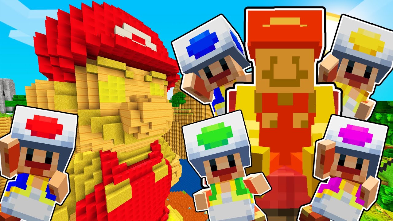 Minecraft | Super Mario World | KING Of The TOADS!
