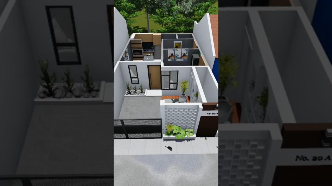 DENAH DESAIN RUMAH SUBSIDI TYPE 36 JADI KEREN #rumahminimalis #inforumah #renovasi #rumahsubsidi