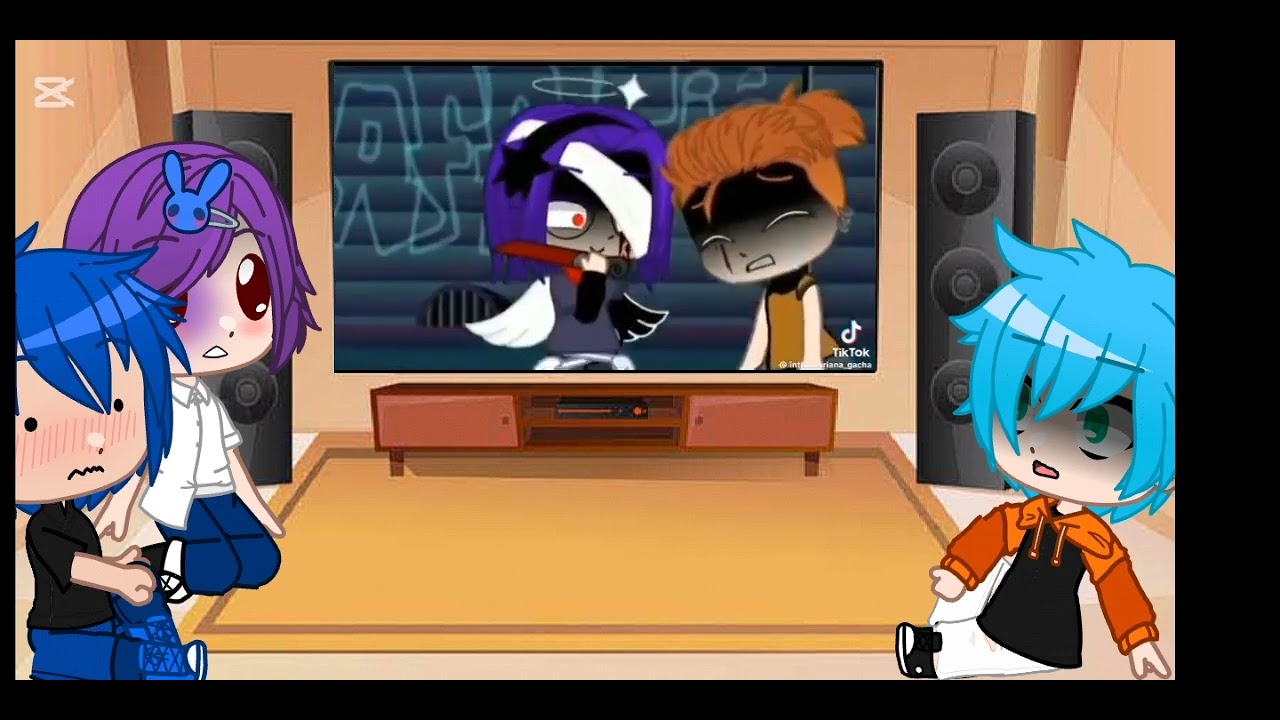 Los personajes del comic "Trata de amarme" reaccionan a... // Bonnie x Onnie // No original //