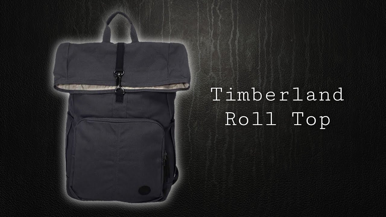 Mochila Timberland Roll Top Gris Backpack Review Youtube