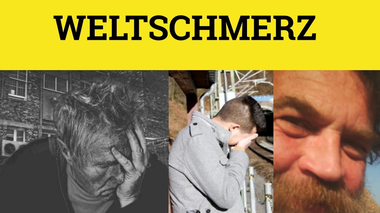 🔵 Weltschmerz - Weltschmerz Meaning - Weltschmerz Examples - German in English