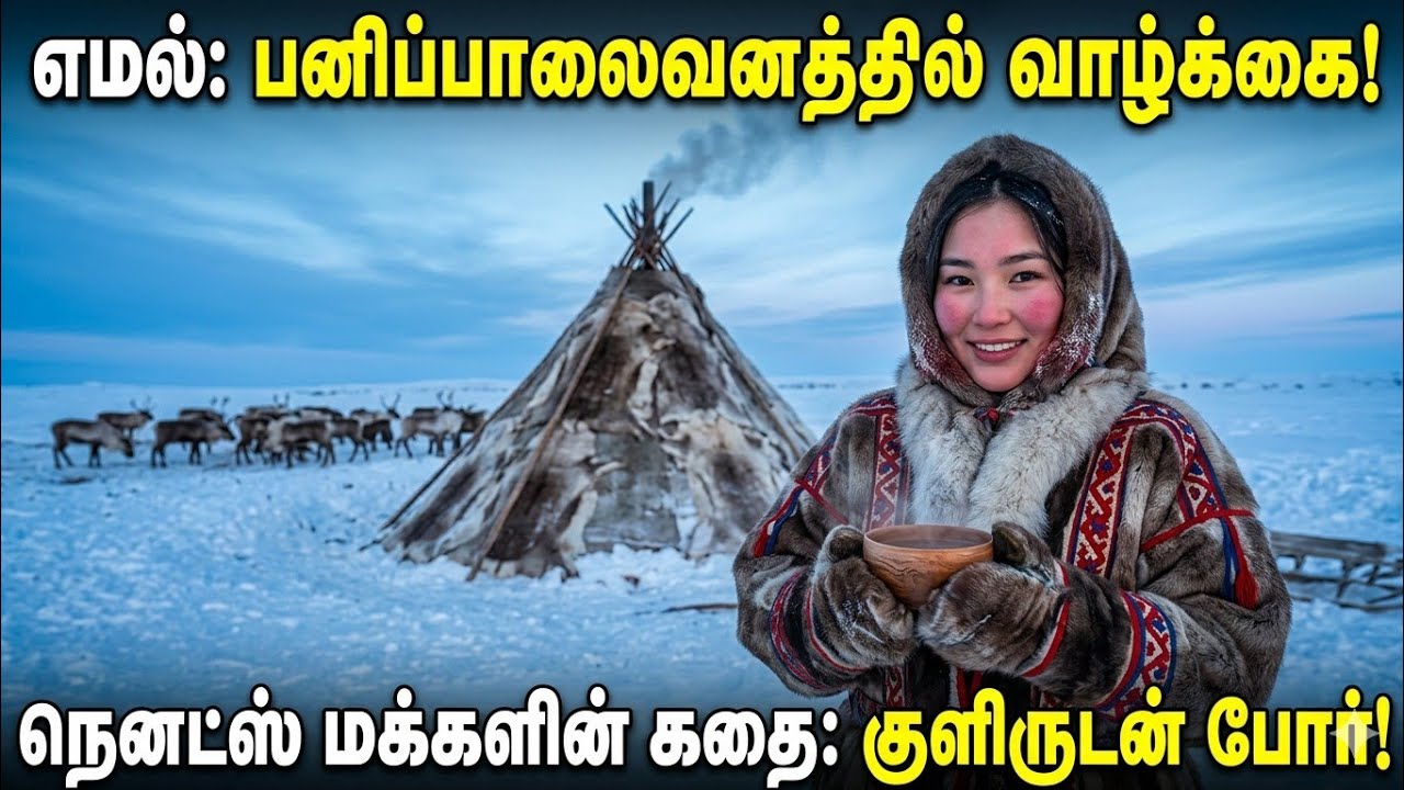 இங்கே உயிருடன் வாழ வாழ்கையை நேசிக்க வேண்டும். Nenets Nomad of Yamal Living in Coldest Place on Earth