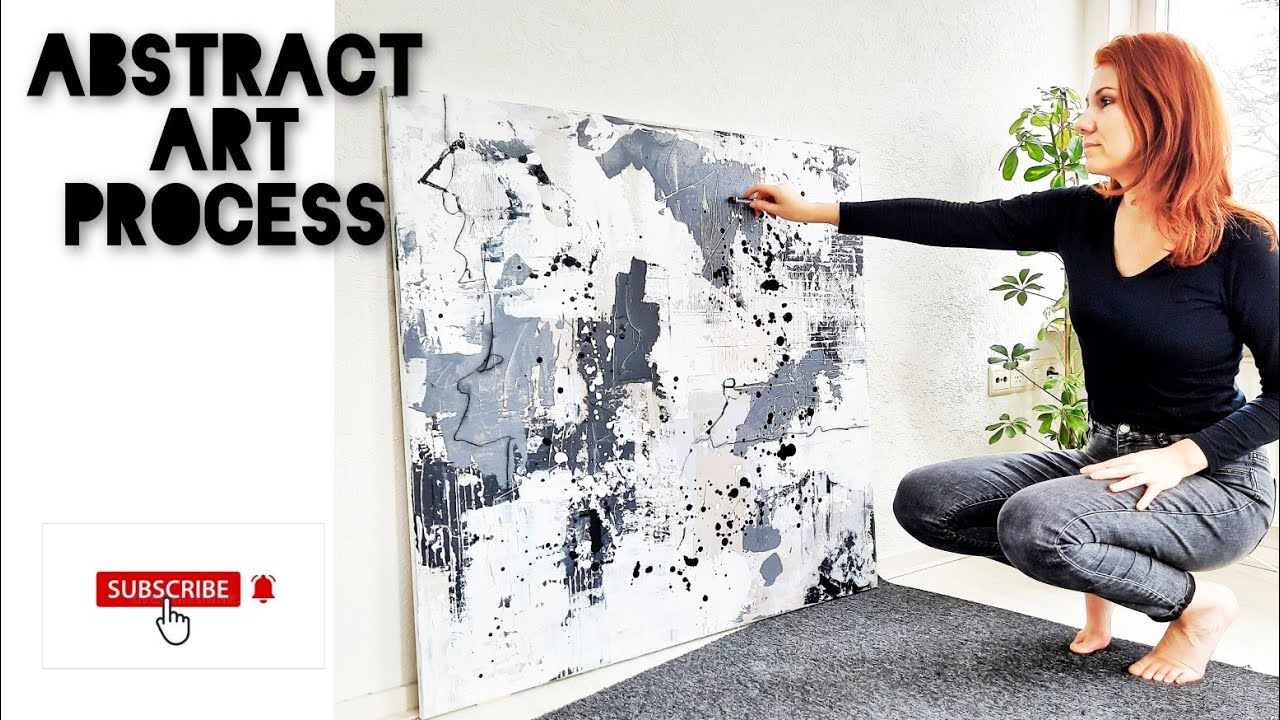 Abstract Acrylic Painting #22 The Process Of Making Art