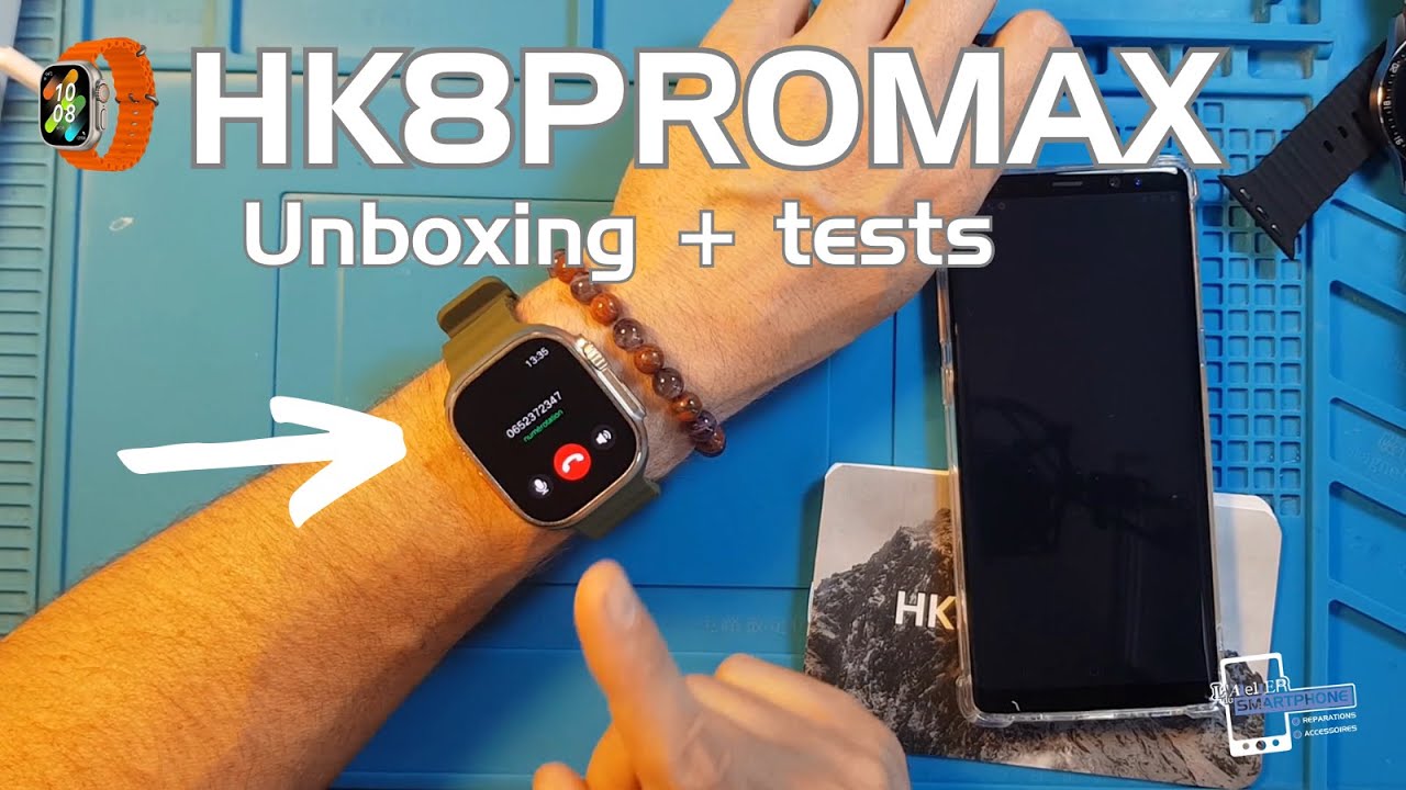 Apple Watch Ultra Alternativ HK8 PRO MAX (Hello Watch 3) Unboxing - Tests - Review.