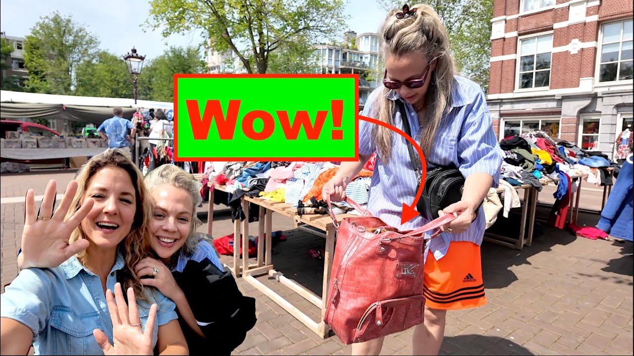 Kringlopen op WATERLOOPLEIN en bij RATAPLAN. Wat is dit voor 00s tas????