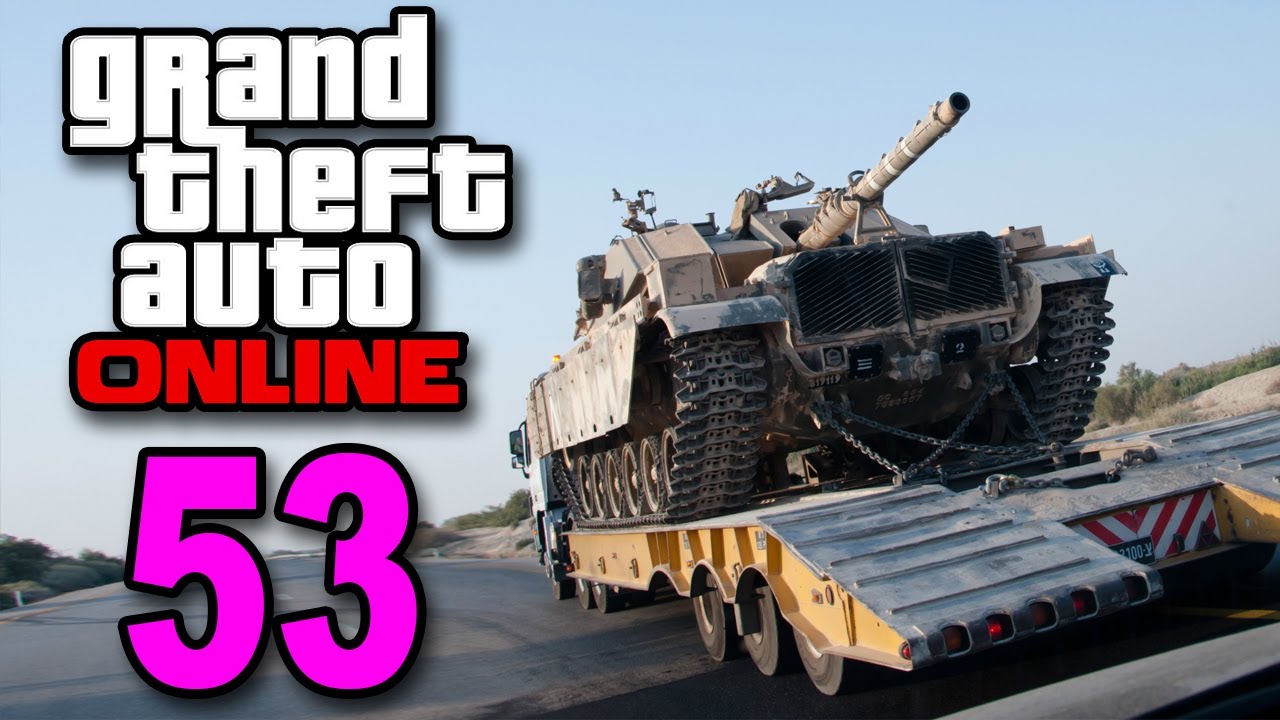 Grand Theft Auto 5 Multiplayer - Part 53 - Tank Delivery Service (GTA Online Let's Play)