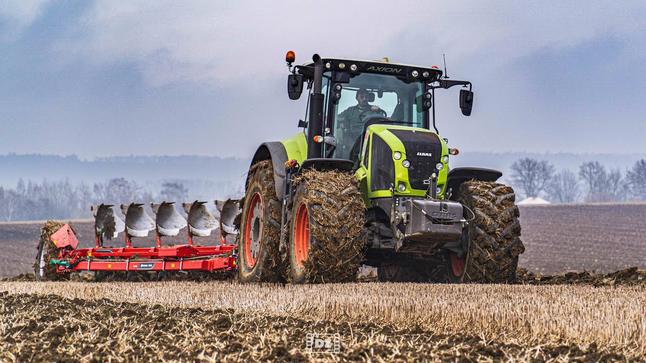 😎 Mokrá lednová orba 2022 | Claas Axion 950 & Kverneland 6300S 🔥 - Ploughing