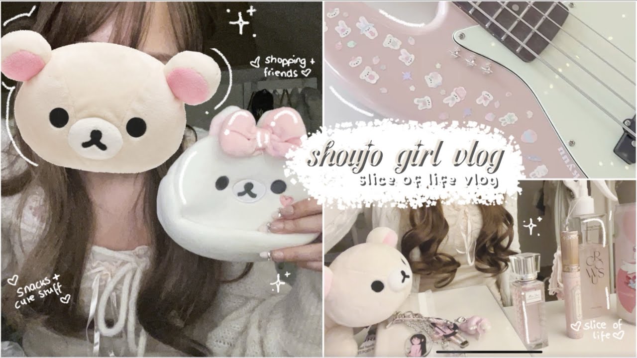 shoujo girl vlog ⋆𐙚₊˚⊹♡ cute cafe, hauls, shopping, good food