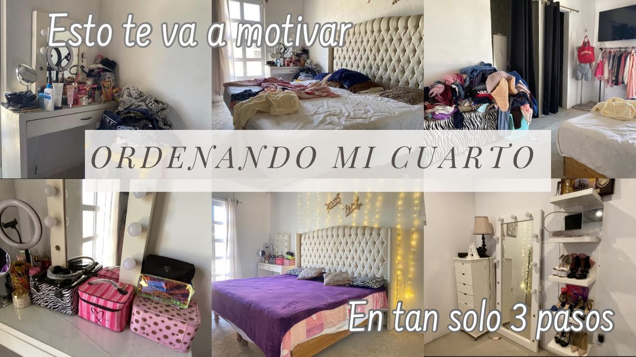✅Organizando y limpiando mi cuarto en 3 pasos✨#limpiaconmigo #tips #organizacion