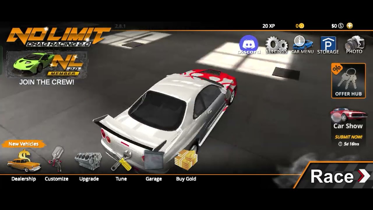 hari ini kita main game NO LIMIT 2 ada mobil Supra mk4 sama Nissan Skyline GTR R34 