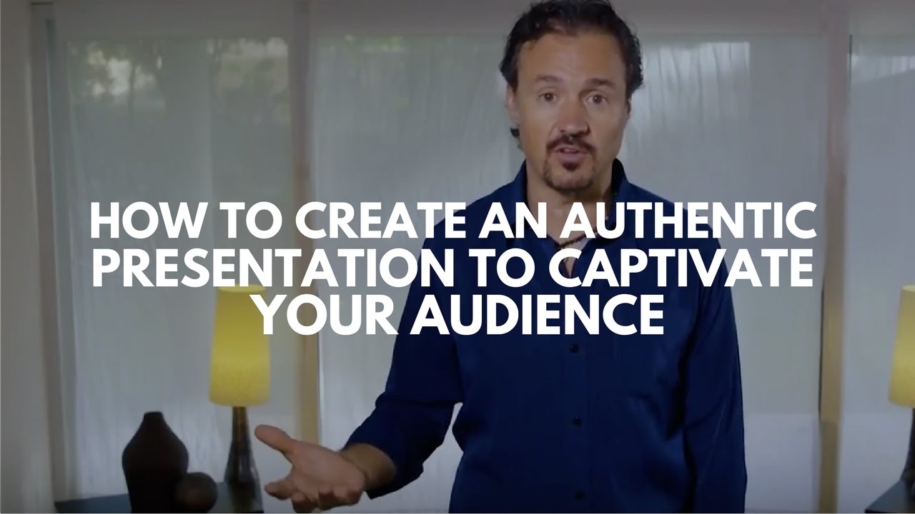 How To Create An Authentic Presentation To Captivate Your Audience | Eric Edmeades