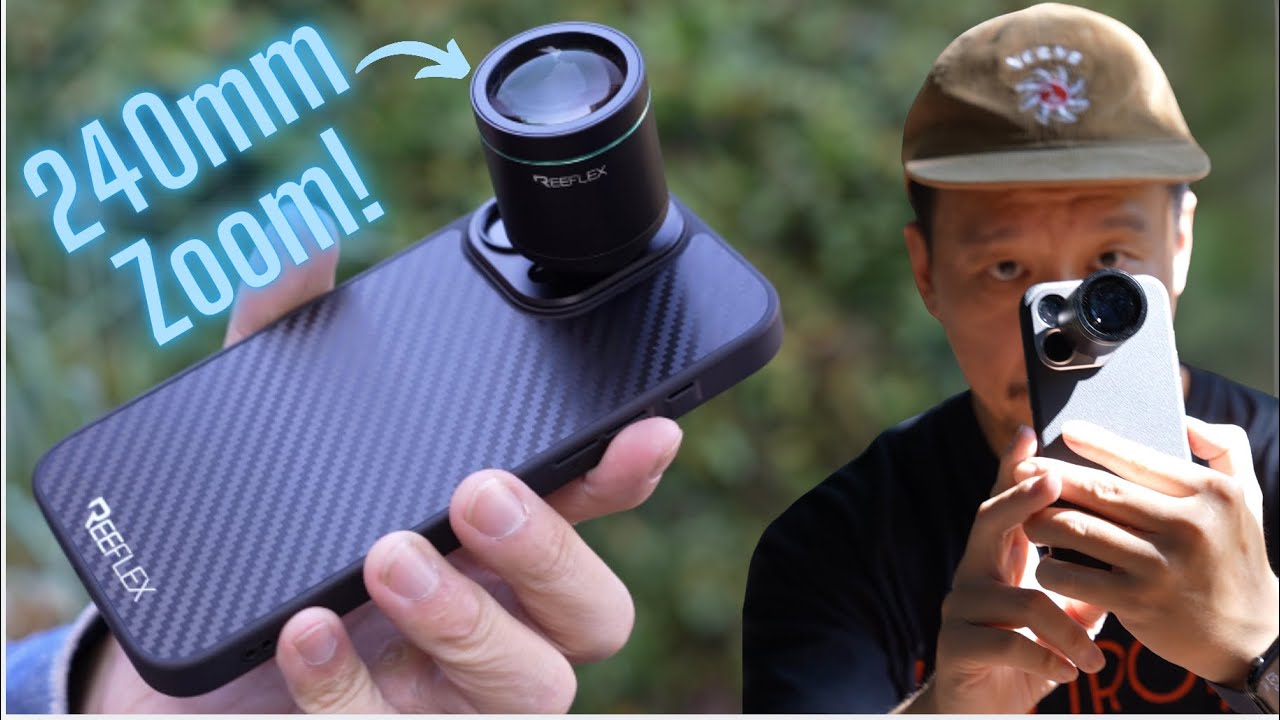 Настоящий 10-кратный зум на iPhone! Супертелеобъектив 240 мм для серий iPhone 16 Pro и 15 Pro