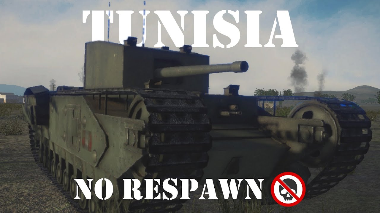 BATTLE FOR TUNIS (British ADVANCE) | Easy Red 2 - Tunisia Churchill Tank Gameplay