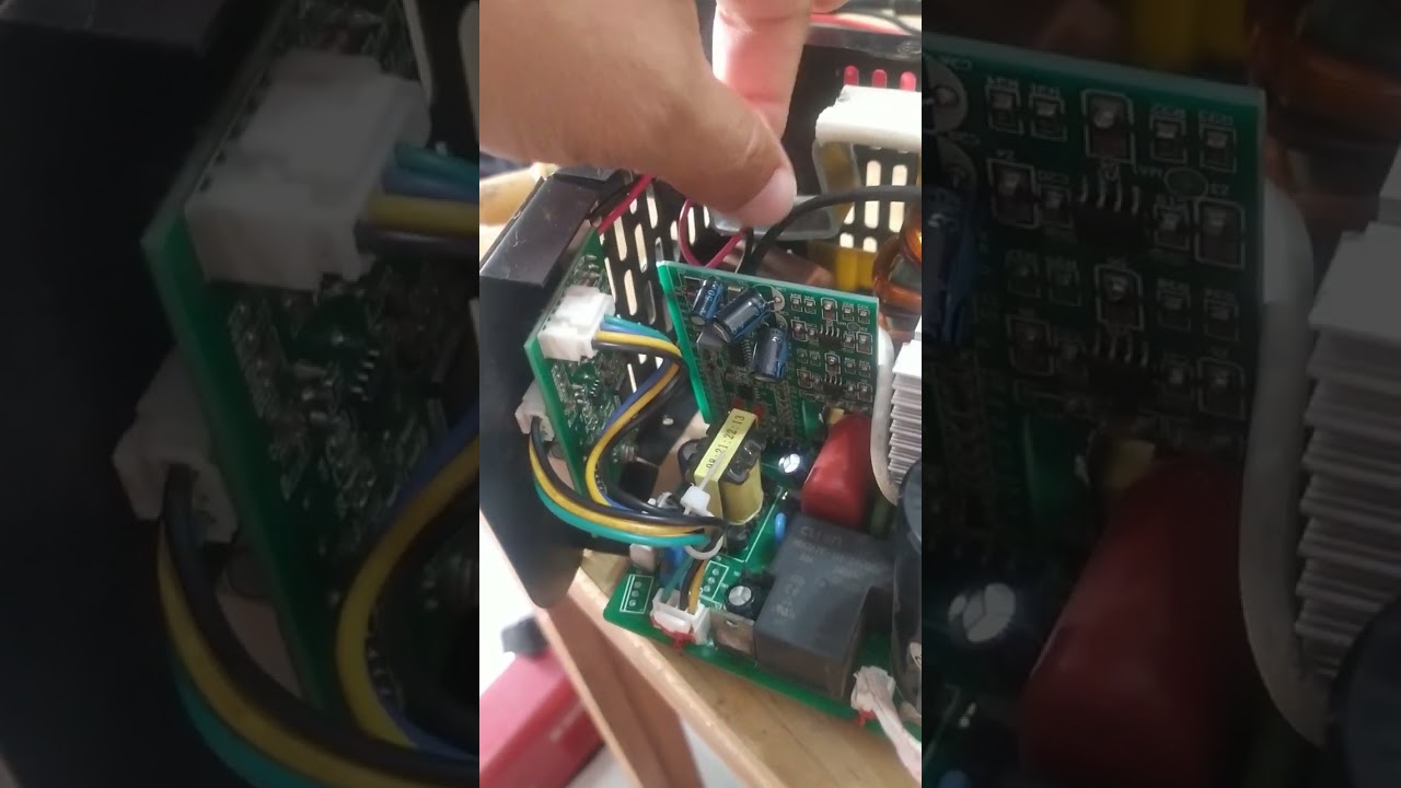 Defeito máquina de solda inversora Wurth sem tensão na saída.