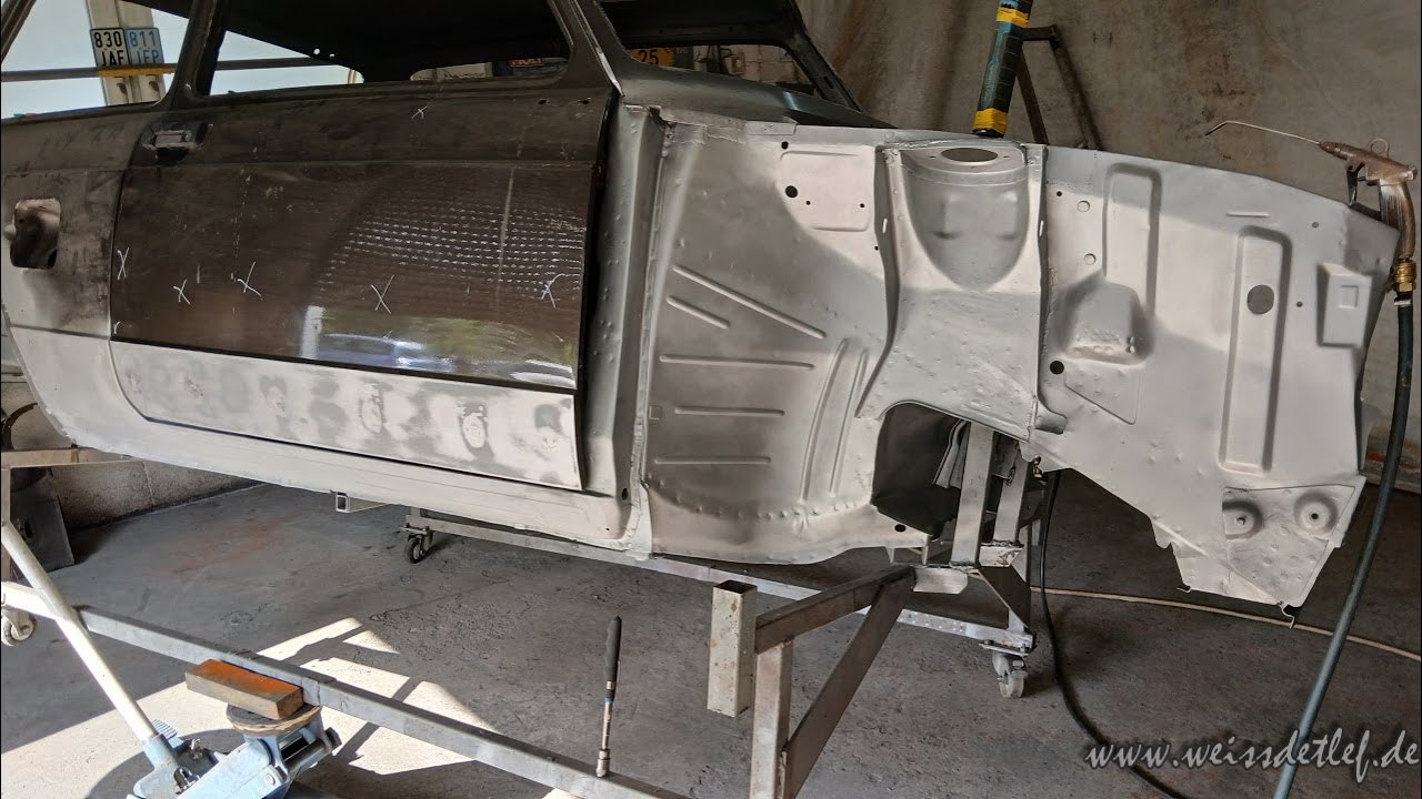 Autobianchi Lancia A112 Abarth 70 HP Teil 11 Blecharbeiten Vorderwagen Rechts.