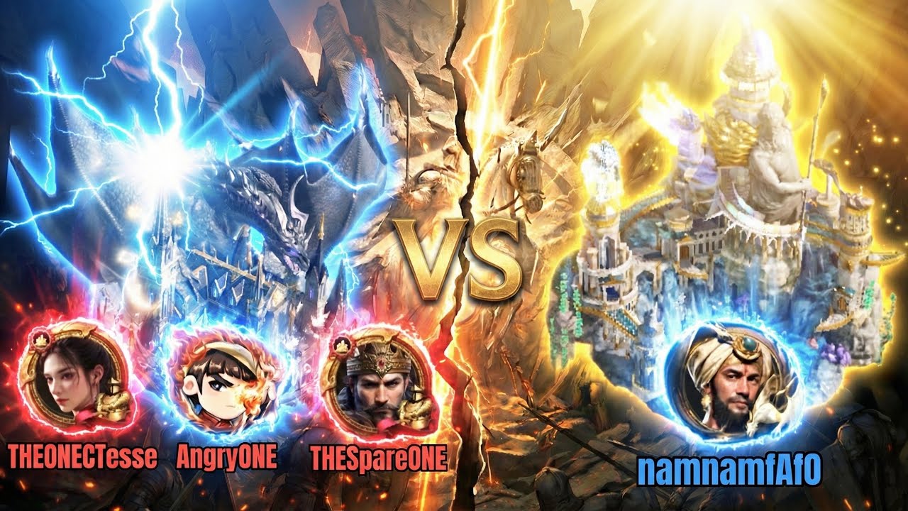 AoEM: Wonder Contests - S13 vs S40 | NamNam vs TheOneCTese,AngryOne,TheSpareOne | 18 mins PURE FIGHT