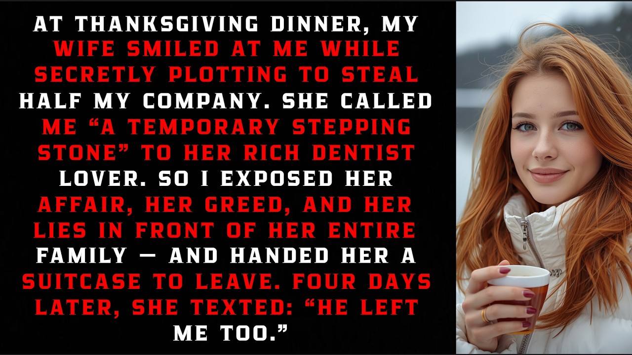 She Tried To Take Half My Company At Thanksgiving… So I Handed Her A Suitcase Instead