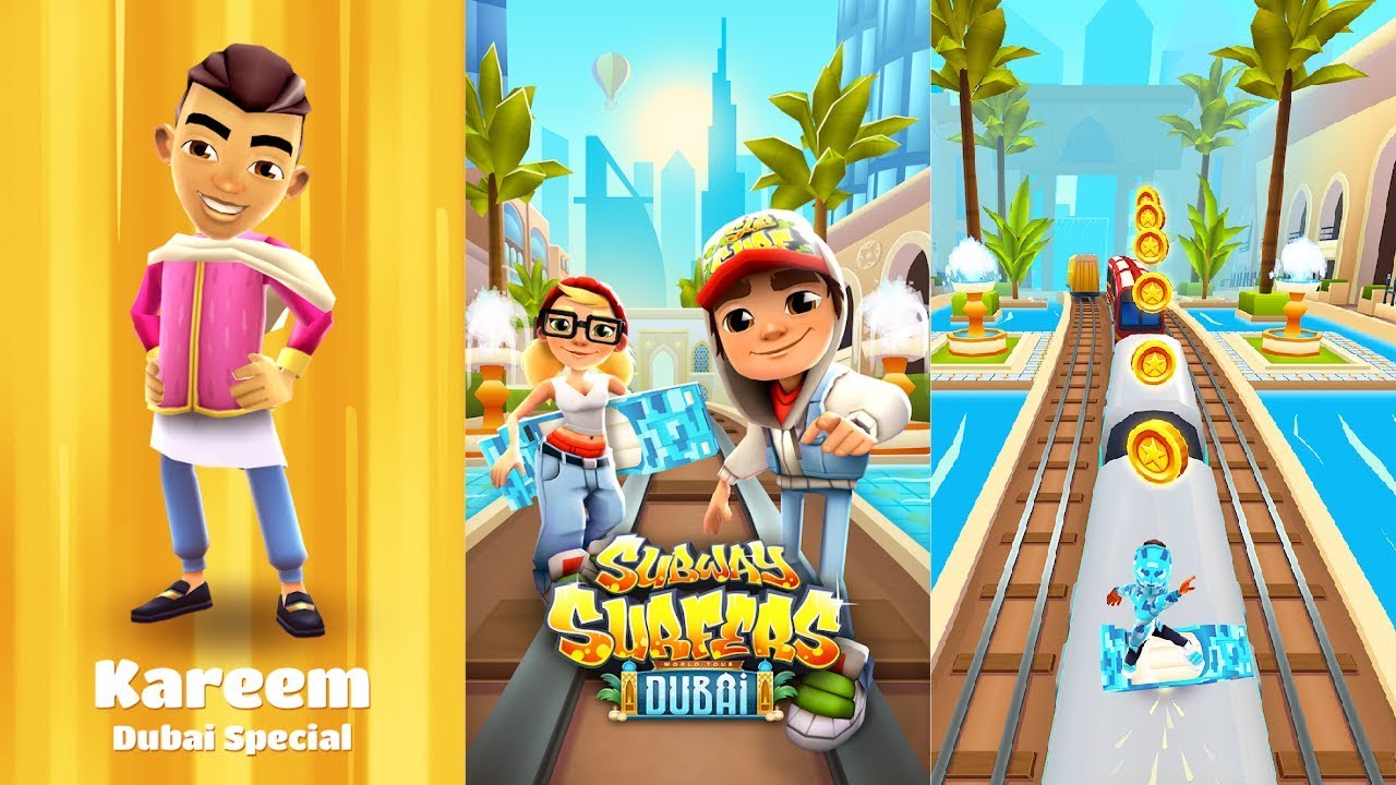 Subway Surfers: World Tour To Dubai Landscape Gameplay