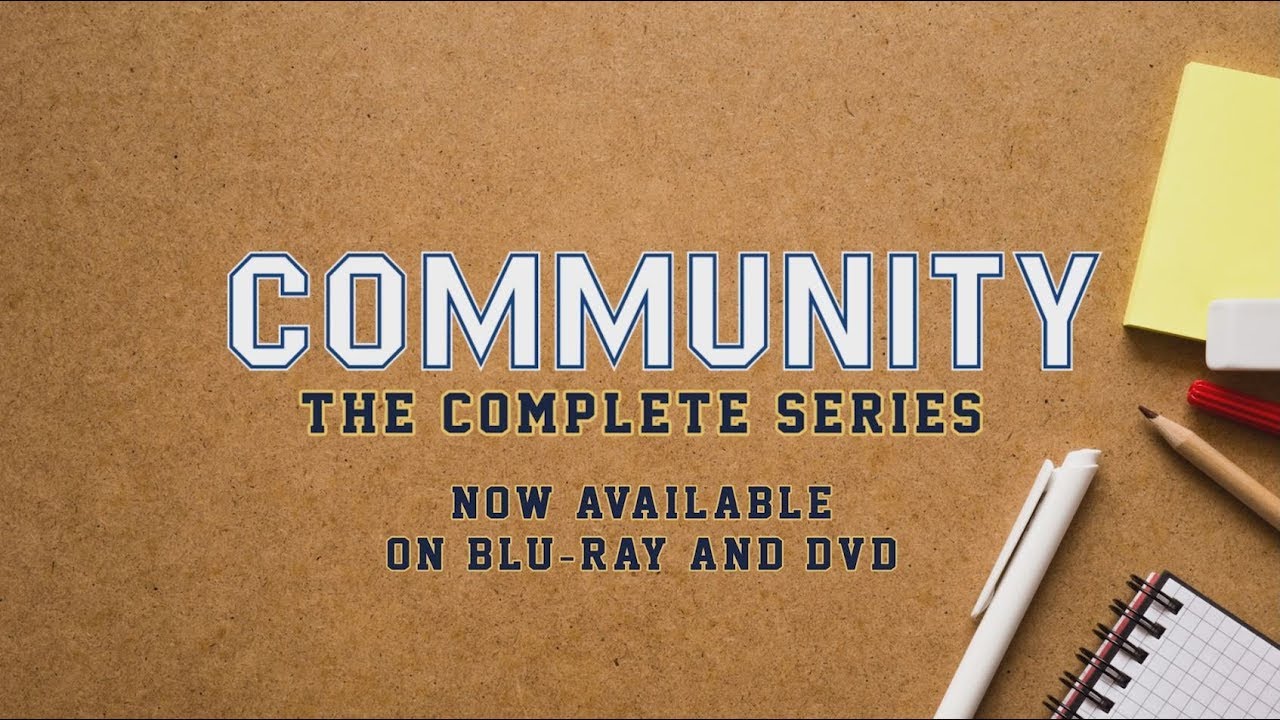 COMMUNITY - The Complete Series on DVD and Blu-ray