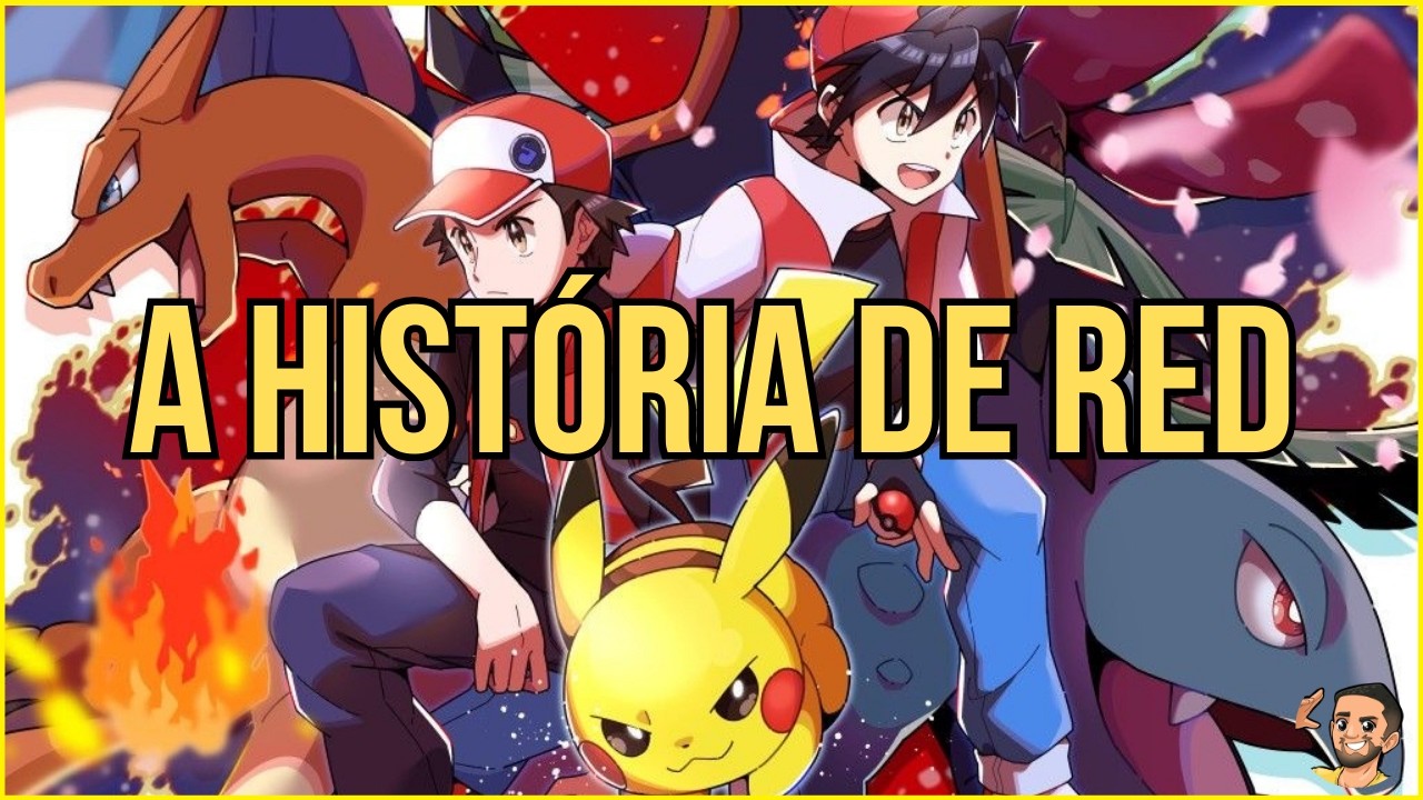 A HISTÓRIA COMPLETA DO LENDÁRIO TREINADOR POKEMON RED EM 9MIN